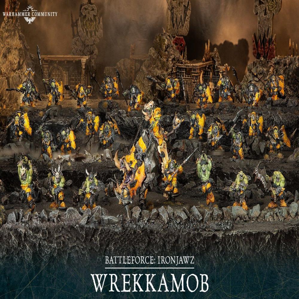 Warhammer Age of Sigmar: Ironjawz Wrekkamob